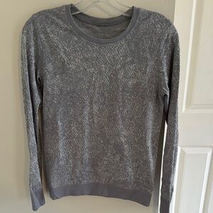 Gray lululemon long sleeve